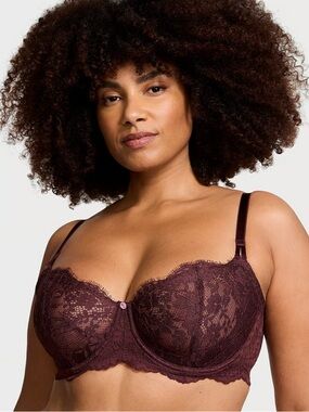 DREAM ANGELS Wicked Unlined Lace Balconette Bra 34DD